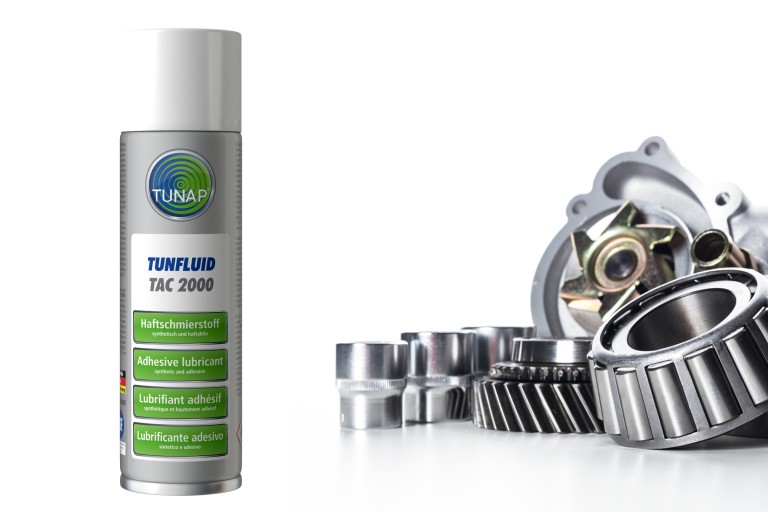 TUNFLUID TAC 2000 Multifunctional oil and different parts of machinery